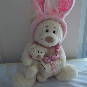 Mommy & Me Bears with Gift Box - RBI Ron Banafato-comes with Headband too